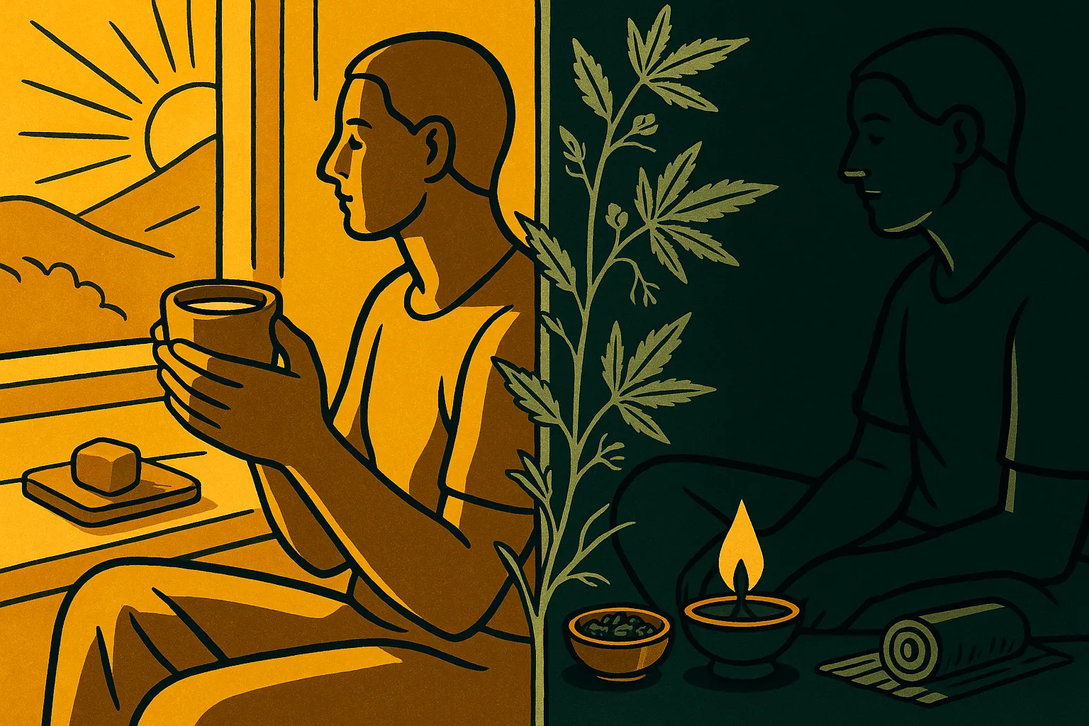 How to build a morning and evening Ayurvedic wellness routine that may support calm and clarity